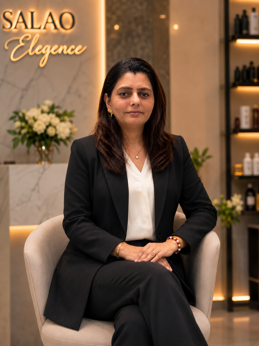Dimple Mistry, founder of Salão Elegance